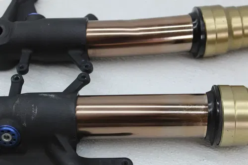 09-11 SUZUKI GSXR1000 FRONT END FORKS SUSPENSION TUBES SHOCKS (SEE DESCP)