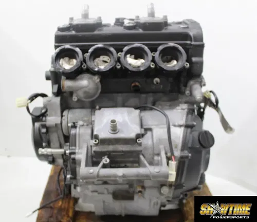 03-05 YAMAHA YZF R6 ENGINE MOTOR CYLINDER HEAD CASES CRANK SHAFT *TESTED*