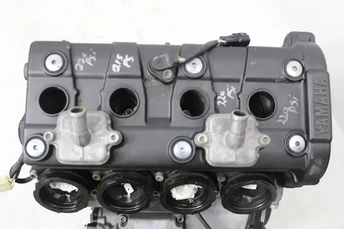 03-05 YAMAHA YZF R6 ENGINE MOTOR CYLINDER HEAD CASES CRANK SHAFT *TESTED*