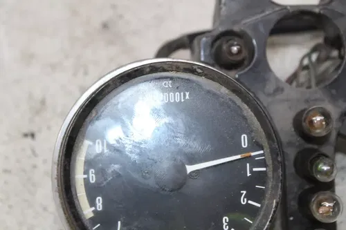 1976 KAWASAKI KZ750B SPEEDO TACH GAUGES DISPLAY TACHOMETER W/ BRACKET