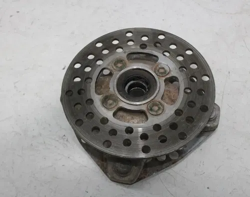 01-05 YAMAHA RAPTOR YFM 660 FRONT WHEEL LEFT HUB ROTOR SPINDLE