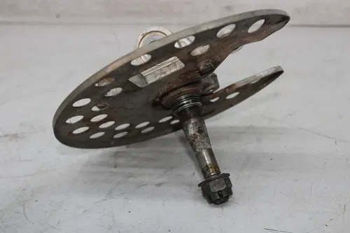 01-05 YAMAHA RAPTOR YFM 660 FRONT WHEEL LEFT HUB ROTOR SPINDLE
