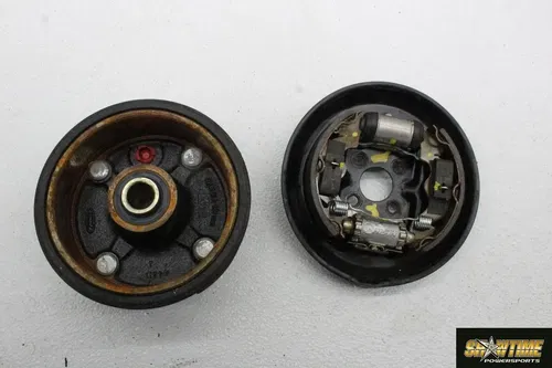 02-09 HONDA RECON 250 TRX250TM RIGHT FRONT BRAKE DRUM ASSEMBLY