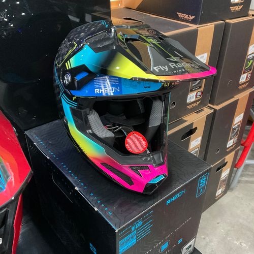 Formula S Carbon Legacy Helmet Black/Electric Blue/Fuchsia
