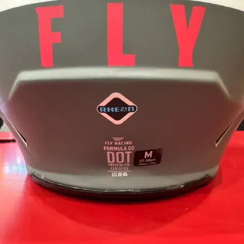 Fly Racing Formula CC Driver Helmet Silver/Red/White
