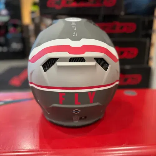 Fly Racing Formula CC Driver Helmet Silver/Red/White