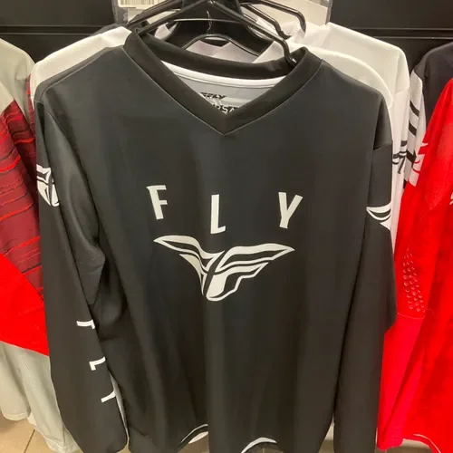2021 Fly Racing Universal Jersey Black/White