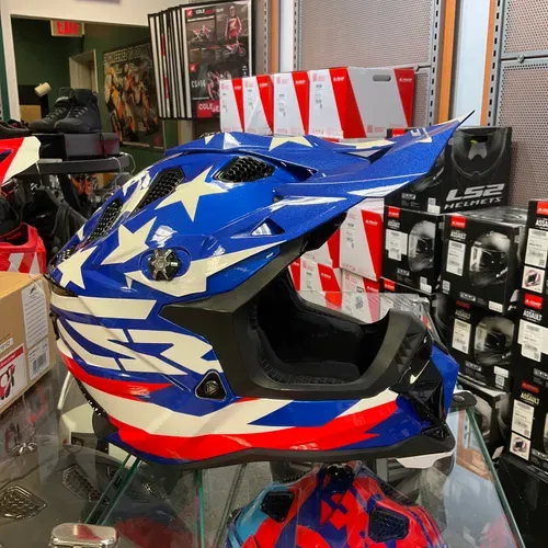Ls2 american shop flag helmet