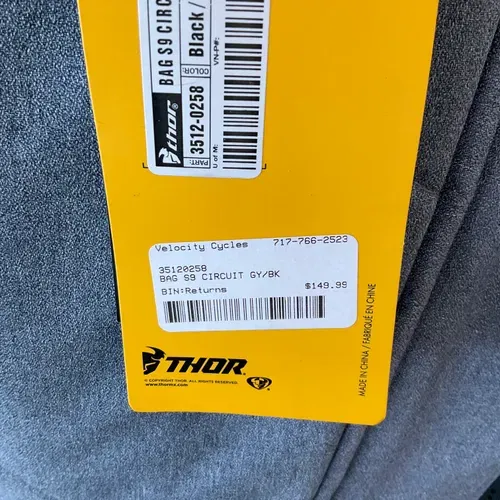 Thor Circuit Gear Bag - Gray/Black
