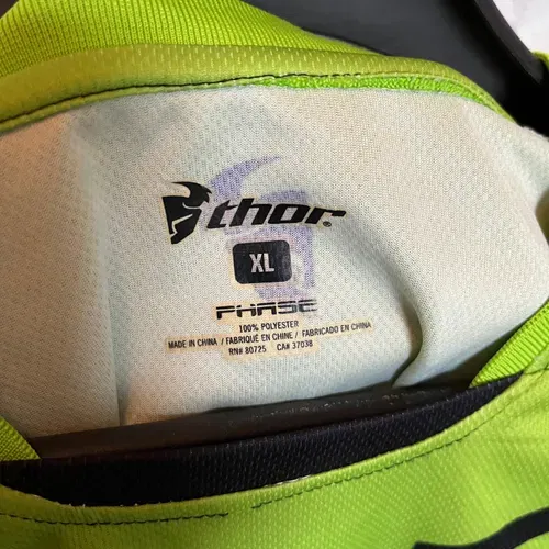 Thor Phase gear set 38/XL Green/black Kawasaki