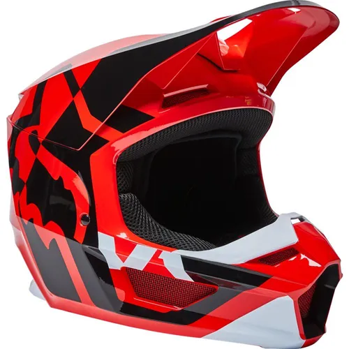 Fox V1 Lux Adult Helmet Flo Red