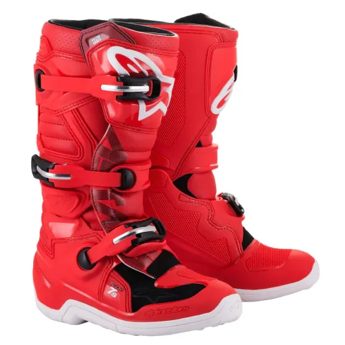 Alpinestars Tech 7s Youth Boots Red Size 7