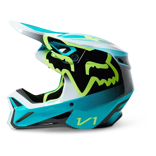 Fox V1 Leed Helmet Teal