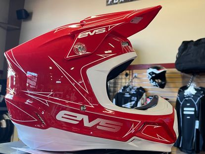 EVS T5 Pinner Helmet Red/White