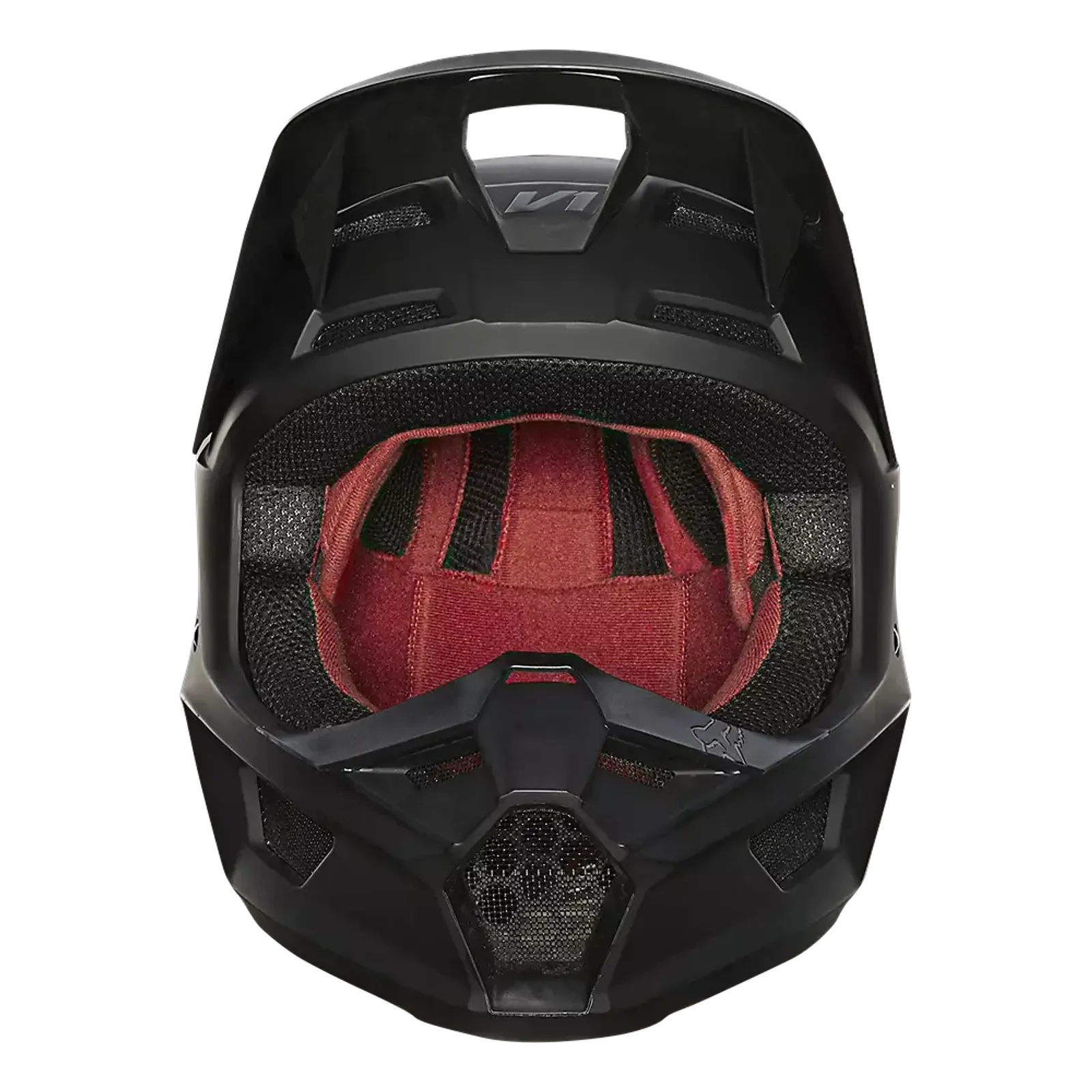 Fox V1 ヘルメット マットブラック フォックス FOX オフロードヘルメット 24 V1 HELMET SOLID MATT