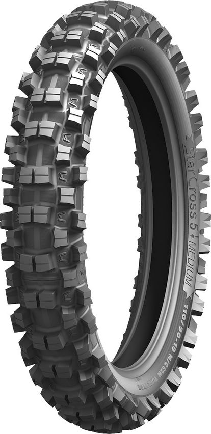 MICHELIN TIRE STARCROSS-5 MEDIUM REAR 110/90-19 62M BIAS TT