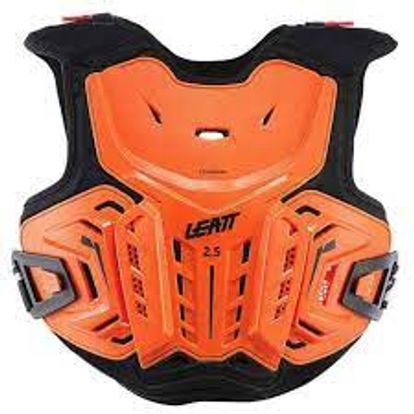 Leatt 5017120141 2.5  Chest Protector Medium Orange/blacK