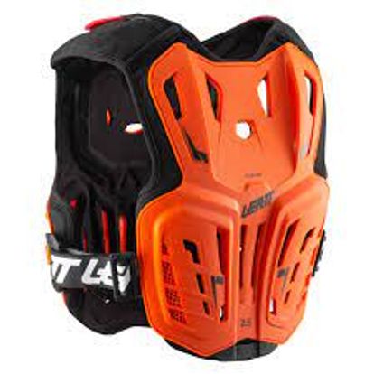 Leatt 5017120141 2.5  Chest Protector Medium Orange/blacK