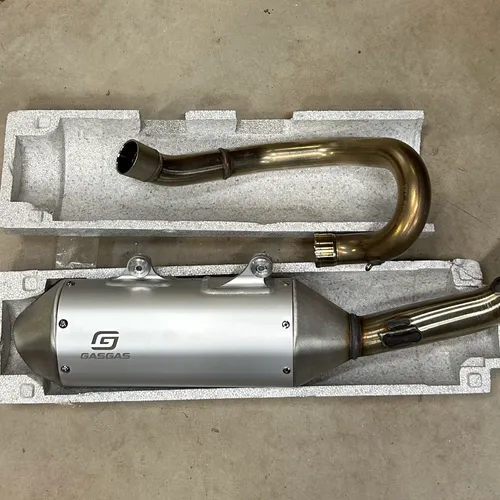 Stock GasGas EX 350F Exhaust System