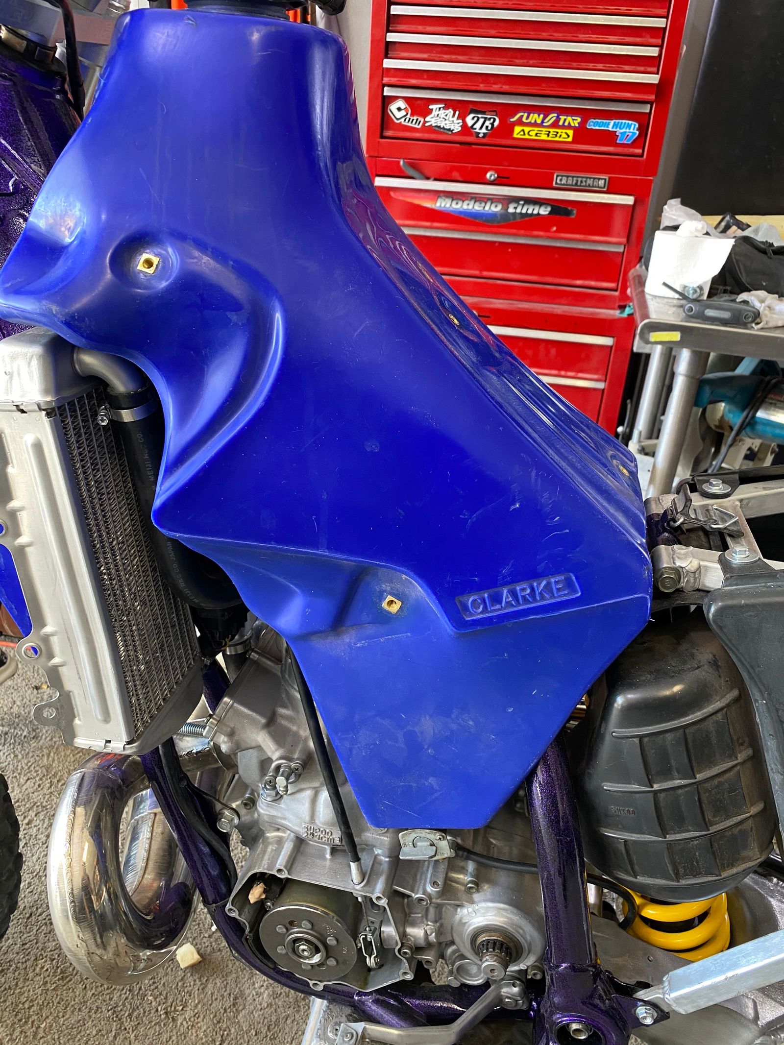 YZ250 YZ250x YZ125 YZ125x Clarke Desert Tank