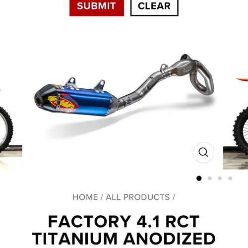 FMF 4.1 RCT Titanium Full Exhaust