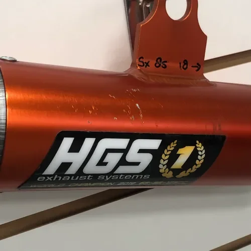 HGS Silencer Anodized Orange - 2018-24 KTM/HUS 85 + 2021-24 GAS 85 (NEW)