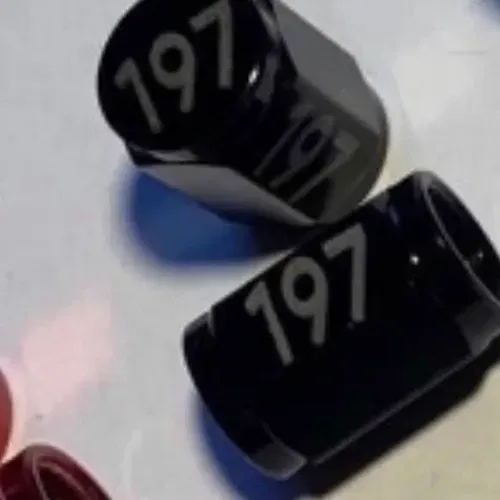 Personalized Tire Caps BLACK