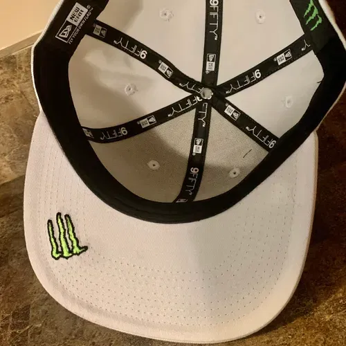 New! All White Monster Athlete Cap Hat New! All White Monster Athlete Cap Hat