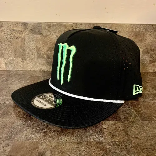 Monster Energy Athlete Only Rope Hat SnapBack OSFM 