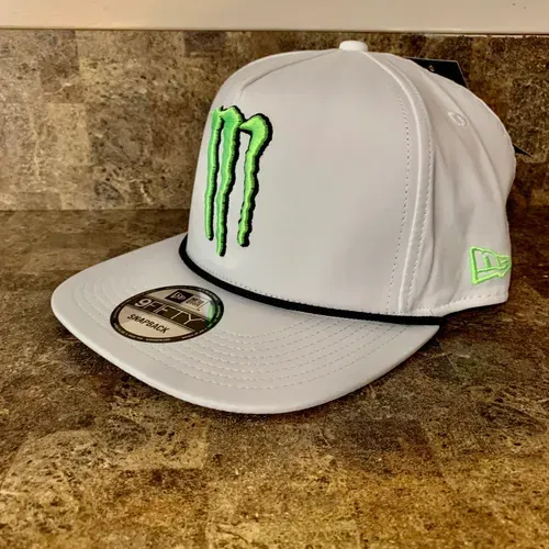 Monster Energy Athlete Only Rope Hat SnapBack Cap OSFM 