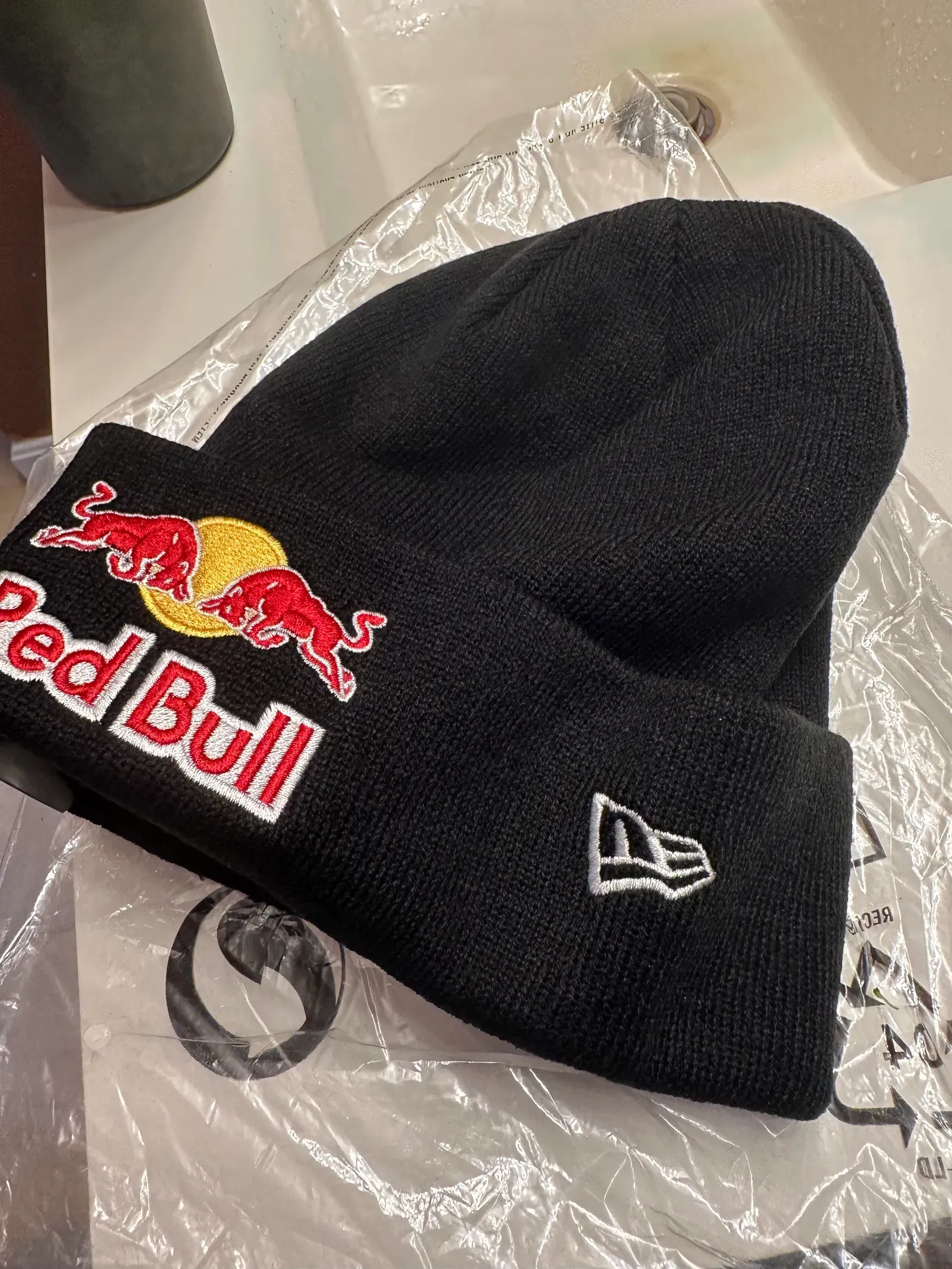 Red bull store beanie athlete only