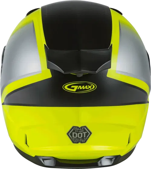 GMAX FF-49S Full-Face Dual Lens Shield Snow Helmet (Matte Hi-Vis/Black/Grey,