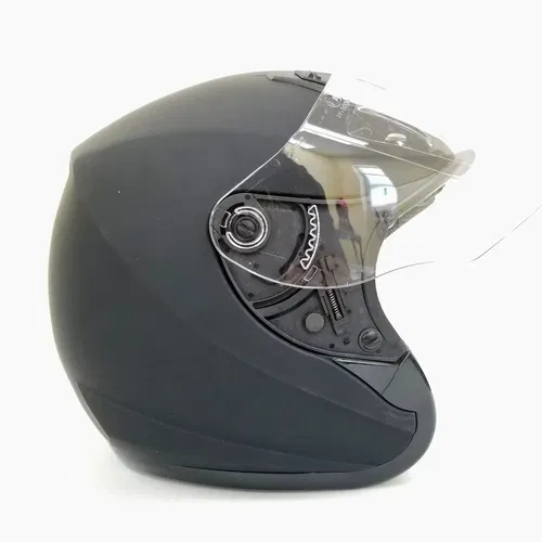 GMAX OF-17 Open-Face Street Helmet (Matte Black, Medium)