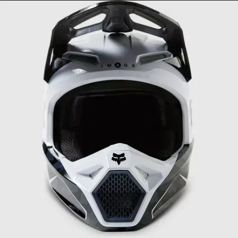 Fox Racing V1 Nuklr Helmet - Black, X-Small | MX Impact Protection & Airflow