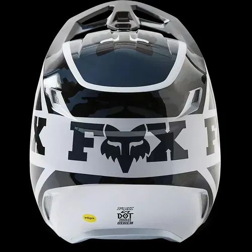 Fox Racing V1 Nuklr Helmet - Black, X-Small | MX Impact Protection & Airflow
