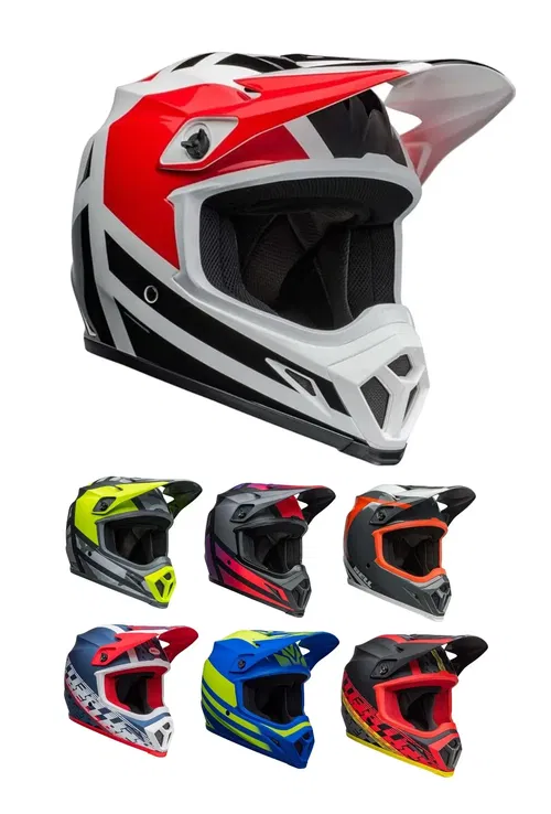 Bell MX-9 Motocross & Mountain Bike Helmet - Riding Helmet for Dirt Bike, MTB