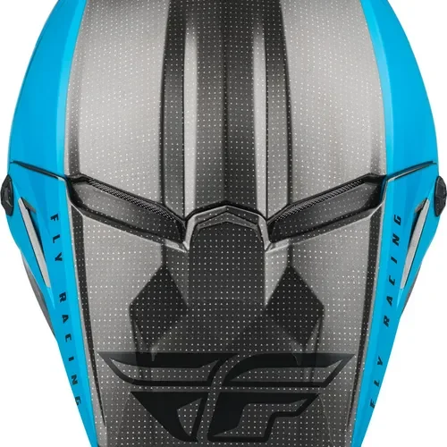 Fly Racing Kinetic Straight Edge Helmet (Blue/Grey/Black,  2X-Large)