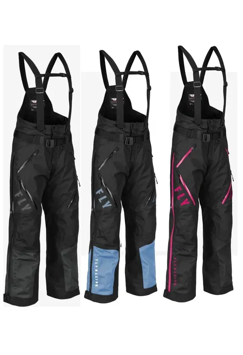 Fly Racing Women's Carbon Snowmobile Bib