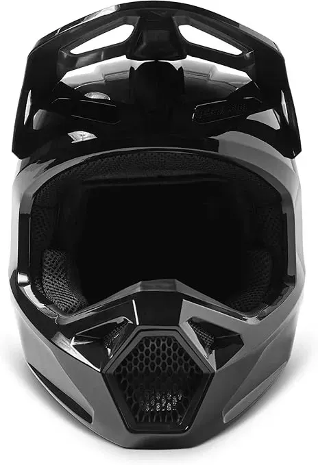 Fox Racing V1 Solid Helmet - Black, Small | MX Helmet with Impact Protection