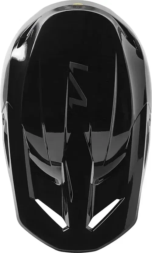 Fox Racing V1 Solid Helmet - Black, Small | MX Helmet with Impact Protection