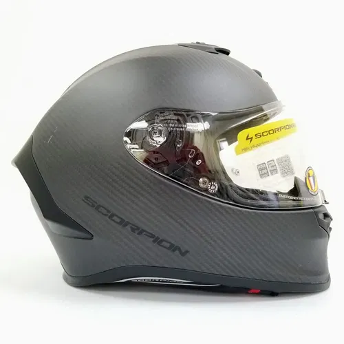 Scorpion Exo-R1 Air Full Face Helmet (Carbon Matte Black, XX-Large)