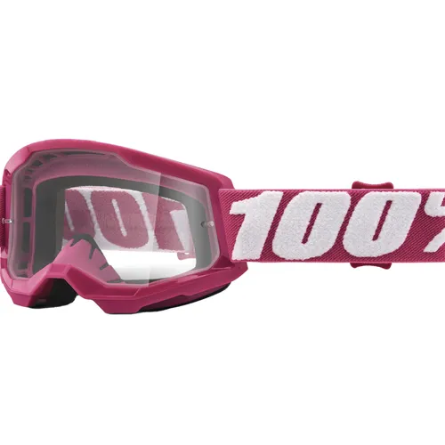 100% Strata 2 Off Road Goggle (Fletcher - Clear Lens, Youth)