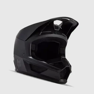 Fox Racing V Core Helmet - Matte Black, Small | MX Safety & Lightweight