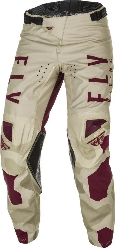 Fly Racing Kinetic K221 MX Pants Stone/Berry, Size 20 -Race-Ready Off-Road Gear