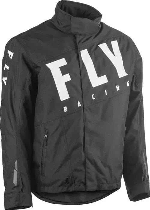Fly Racing SNX Pro Snow Jacket Black Small | Snowmobile Warmth & Protection