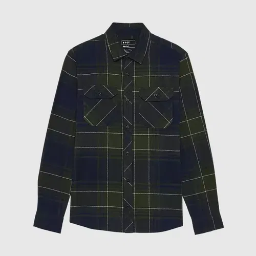 Fox Racing Traildust Flannel Shirt Size Medium, Midnight Blue