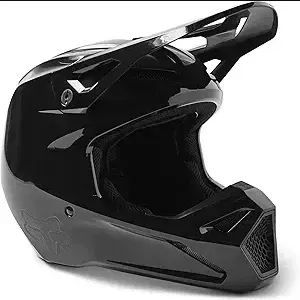 Fox Racing V1 Solid Helmet - Black, X-Small | MX Impact Protection