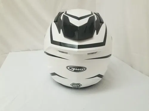 GMAX FF-88 Full-Face Street Helmet (White/Black, XX-Large)