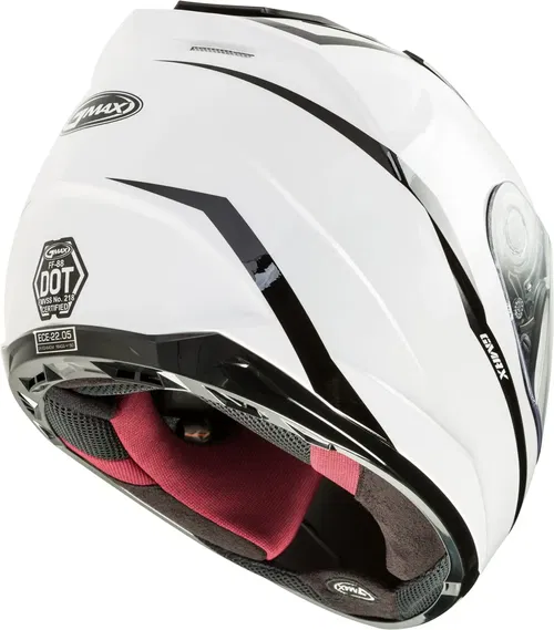 GMAX FF-88 Full-Face Street Helmet (White/Black, XX-Large)