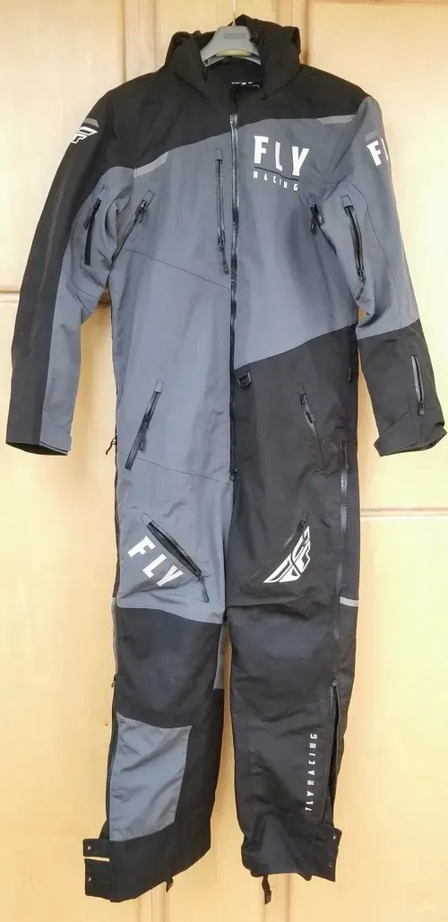 Fly Racing Cobalt Shell Monosuit (Black/Grey, Large)